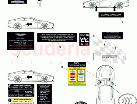Photo of ETIQUETA COLOCACI N DE ISOFIX DG43 19A210…