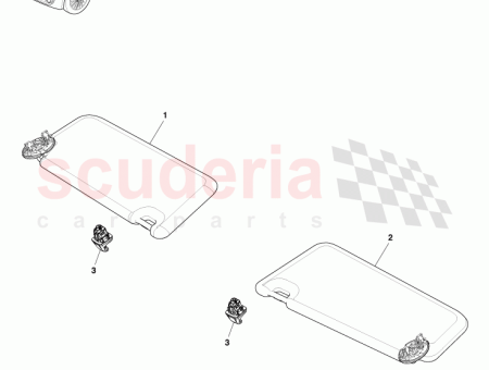 Photo of CONJUNTO VISOR SOLAR LADO DERECHO AY2Y 69320…