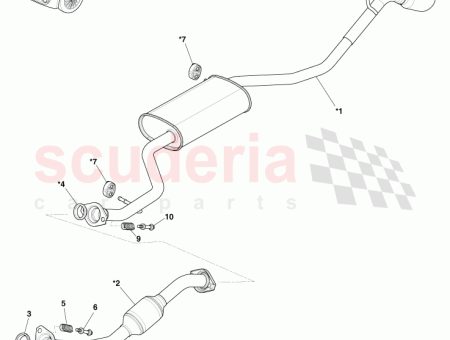 Photo of CONJUNTO DE TUBO DE ESCAPE DELANTERO 17410…