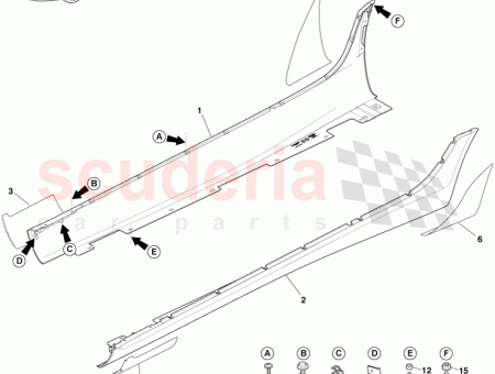 Photo of CINTA FRONTAL DE UMBRAL LADO IZQUIERDO AD43 10627…