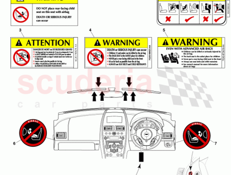 Photo of ETIQUETA AVISO GENERAL DE AIRBAG 2 0…