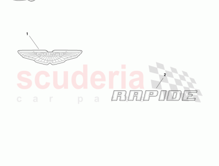 Photo of PLACA TRASERA RAPIDE AD43 001B40…