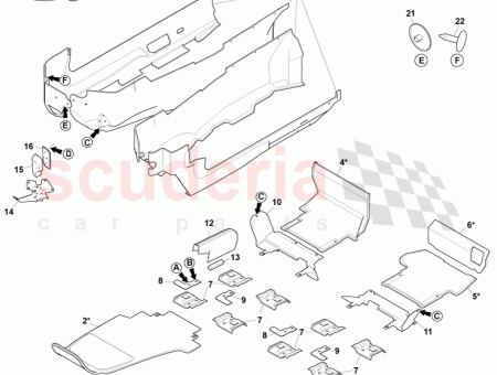 Photo of KIT DE MONTAJE ALFOMBRA LATERAL VOLANTE A LA…