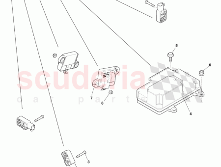 Photo of SENSOR RETENCI N DE OCUPANTES IMPACTO LATERAL 4G43…