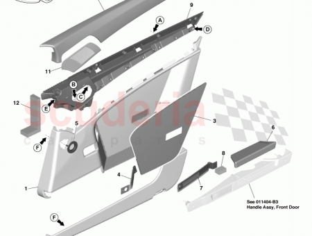 Photo of CONJUNTO DE INSERCI N APOYABRAZOS DE LA PUERTA…