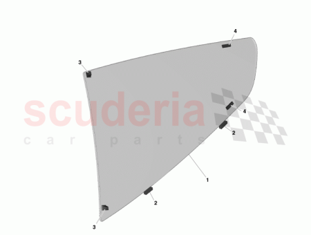 Photo of CRISTAL CUARTO TRASERO LADO DERECHO CD33 N29700…