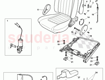 Photo of BARRA DESLIZANTE LH CINTUR N DE SEGURIDAD DELANTERO…