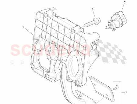 Photo of CONJUNTO CAJA DE PEDALES AUTO VOLANTE A LA…