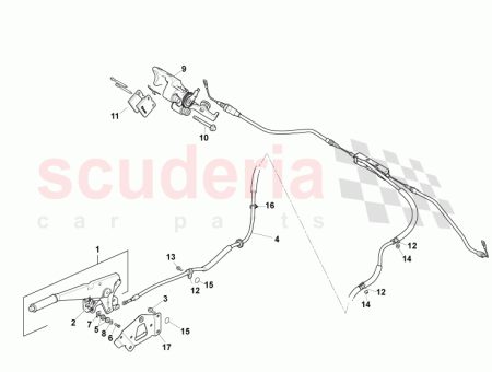Photo of CONJUNTO DE PALANCA DE FRENO DE MANO VOLANTE…