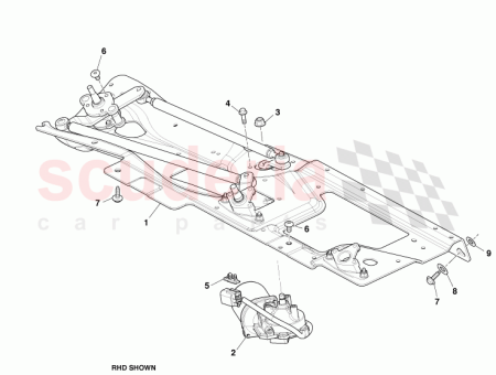 Photo of CONJUNTO DEL VARILLAJE LIMPIAPARABRISAS VOLANTE A LA IZQUIERDA…