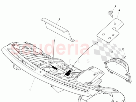 Photo of PANEL INSTRUMENTO CENTRO CUERO LADO IZQUIERDO EMBUTIDO AD43…
