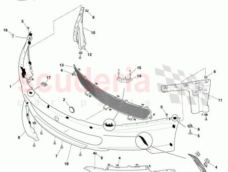 Photo of PLACA CVR DELANTERA BMPR OPG LADO IZQUIERDO 8D33…