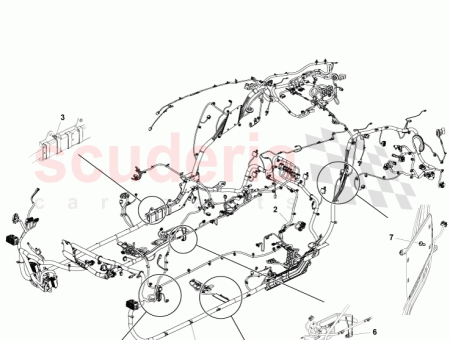 Photo of CONJUNTO DE ARNESES CABINA VOLANTE A LA IZQUIERDA…