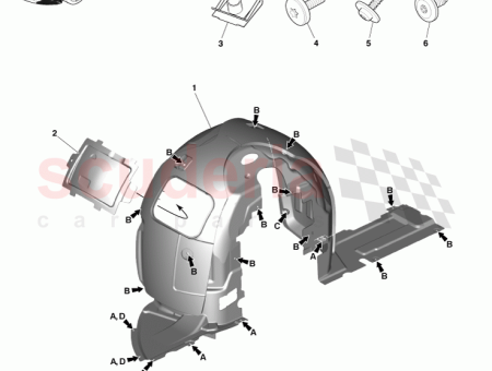 Photo of FORRO DEL PASO DE RUEDA DELANTERO LADO DERECHO…