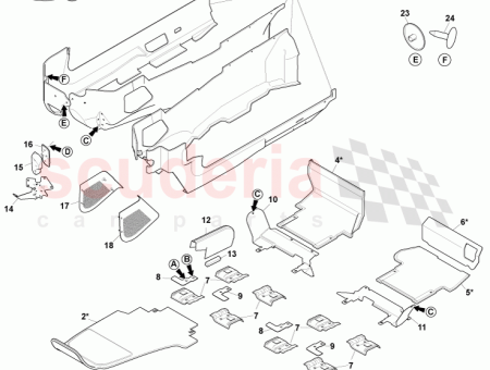 Photo of KIT DE MONTAJE ALFOMBRA LATERAL VOLANTE A LA…