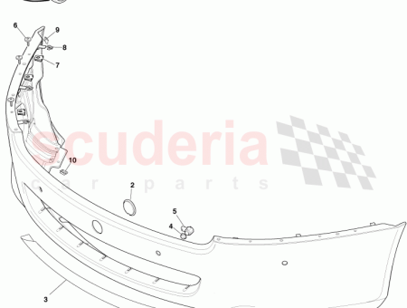 Photo of CONJUNTO TAPA PARACHOQUES DELANTERO ALIMENTADO NO PDC AD43…