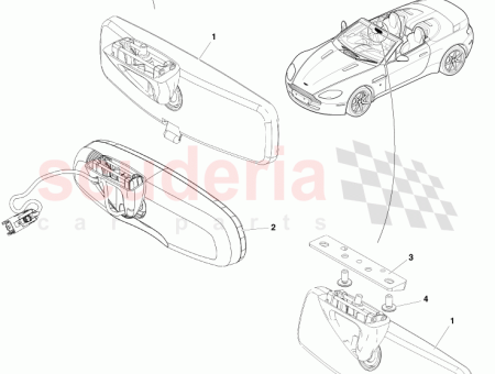 Photo of ESPACIADOR ESPEJO INTERIOR 6G33 L16K695…