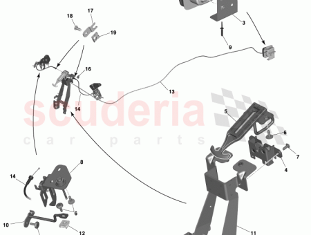 Photo of SOPORTE MONTAJE DE LA PALANCA DE LIBERACI N…