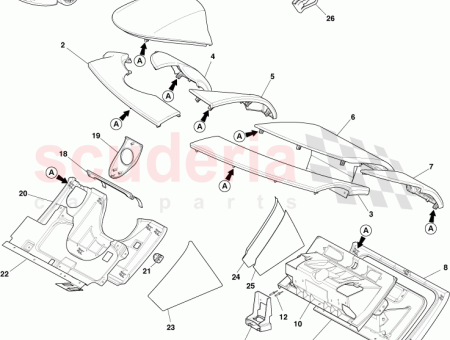 Photo of ENSAMBLAJE DE PESTILLO GUANTERA 9G43 06004…