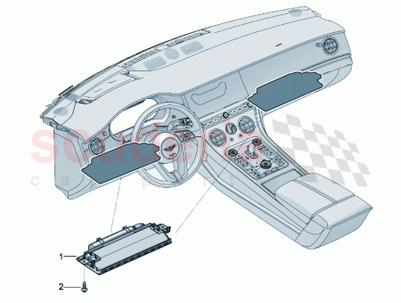 Photo of Knee airbag unit Caution Hazardous only order for…