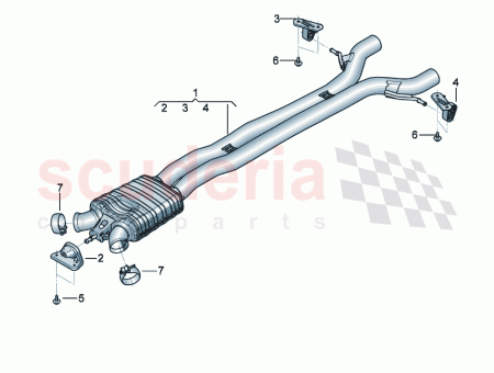 Photo of Exhaust pipe with front silencer D MJ 2023…