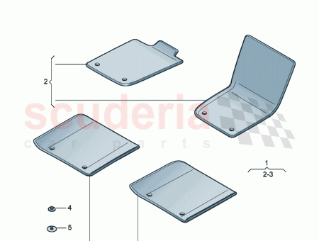Photo of 1 JUEGO DE ALFOMBRAS PARA LOS PIES…