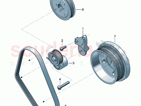 Photo of AMORTIGUADOR DEL TENSOR DE LA CORREA…