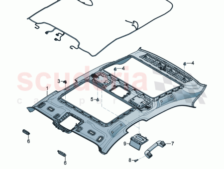 Photo of moulded headlining alcantara D MJ 2022 3SE 867…