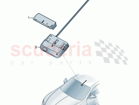 Photo of chip card reader for road toll system F…