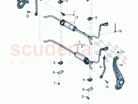 Photo of holder for wiring harness anti roll bar bearing…