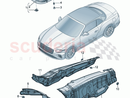 Photo of sound absorber for front panel D 16 09…