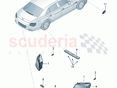Photo of LED tail light granite grey D 02 12…