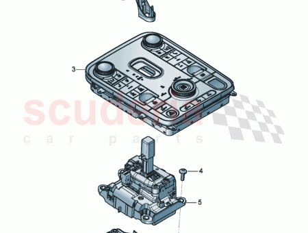 Photo of gearstick knob leather 3SA 711 118…