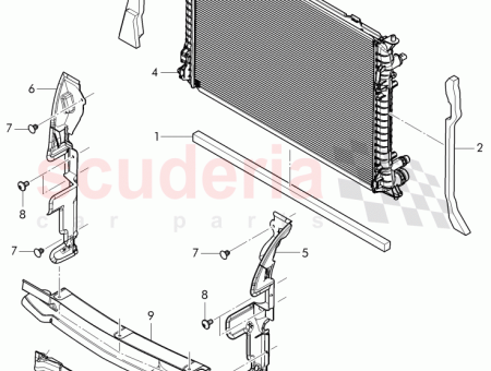Photo of CONDUCTO DE AIRE RADIADOR DE REFRIGERANTE 4W0 121…
