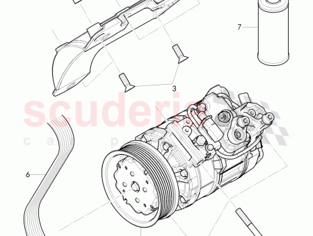 Photo of COMPRESOR DE AIRE ACONDICIONADO PARA REFRIGERANTE 3W0 816…