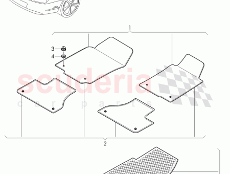 Photo of 1 JUEGO DE ALFOMBRILLAS PARA TODO TIPO DE…