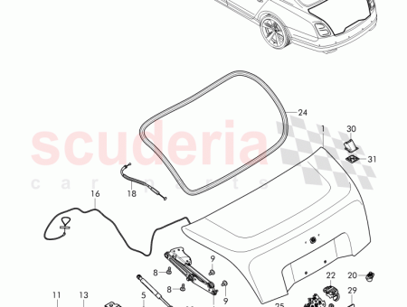 Photo of TAPA DEL MALETERO TRASERO 3Y5 827 025…