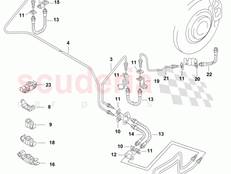 Photo of LATIGUILLO DE FRENO F 3W 4 020 001…