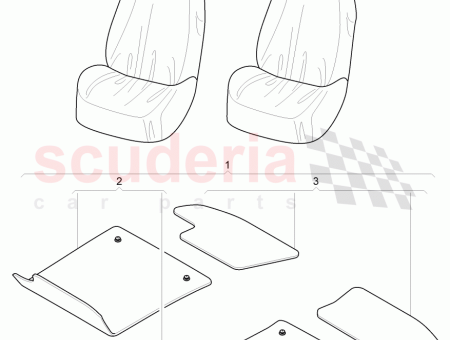 Photo of 1 JUEGO DE ALFOMBRILLAS 1 JUEGO 3W2 863…