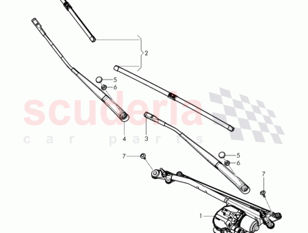 Photo of SOPORTE DEL LIMPIAPARABRISAS CON MOTOR DEL LIMPIAPARABRISAS…