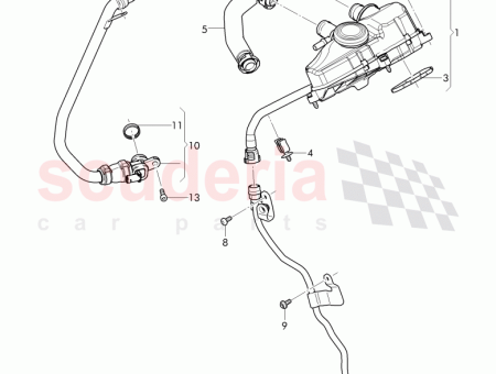 Photo of CONDUCTO DEL RESPIRADERO CON SOPORTE 07P 103 283…