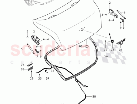Photo of TAPA DEL MALETERO TRASERO 3W8 827 025…