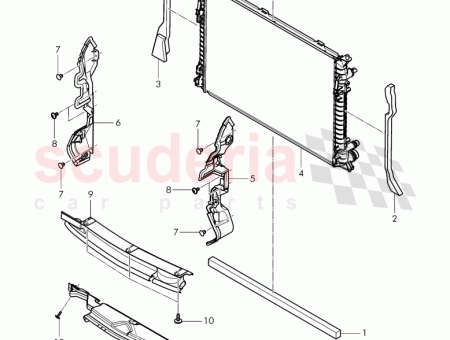 Photo of CONDUCTO DE AIRE RADIADOR DE REFRIGERANTE 3W0 121…