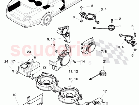Photo of ALTAVOZ PUERTA WOOFER 3Y0 035 401…