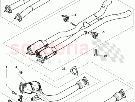Photo of CATALIZADOR CON ESCAPE MEDIO MUFFLERR D 18 02…