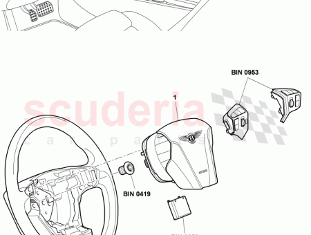 Photo of UNIDAD DE AIRBAG PARA EL VOLANTE FABRICADO BAJO…