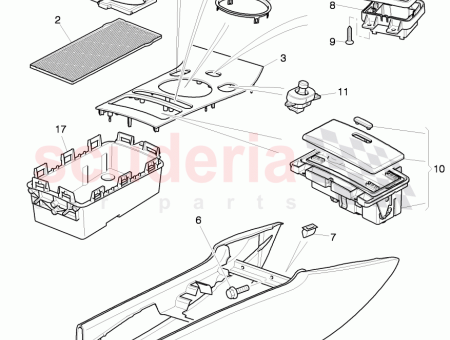 Photo of EMBELLECEDOR PARA CONSOLA CENTRAL ROJO NEGRO CARB N…