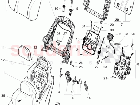 Photo of SOPORTE PARA ASIENTO CON MECANISMO DE LIBERACI N…