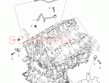 Photo of knock sensor with wiring harness D 25 02…