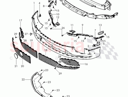Photo of CUBIERTA PARA EL PARACHOQUES MIT LOCH FUER SEITLICHE…